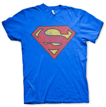 Pánské triko SUPERMAN WASHED SHIELD T-SHIRT L