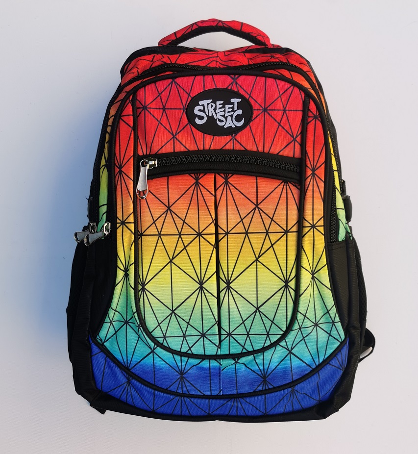 StreetSac školní batoh Ombre Geo 45 x 33 x 14 cm