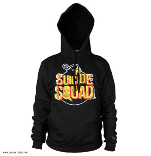 DC Comics UNISEX mikina Suicide Squad Bomb Logo Hoodie L